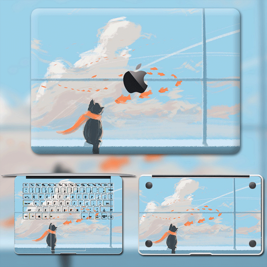 Kakayu is suitable for macbookpro film 13.3air Apple computer sticker 13-inch notebook protective film mac16 full set 14 shell 15 sets of matte film M1 chip (space gray ACD surface) 13.3 inch A1425/A1502