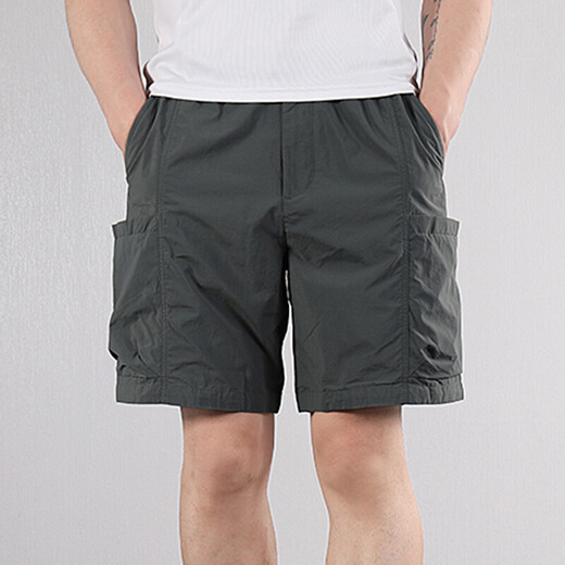 Nike (Nike) Pantalones de pantalones para hombres 2025 Spring New Jordan Sports Pantalones sueltos cómodo, sin alivio, sin aliento, pantalones de cinco puntos DH9076-687 RED S