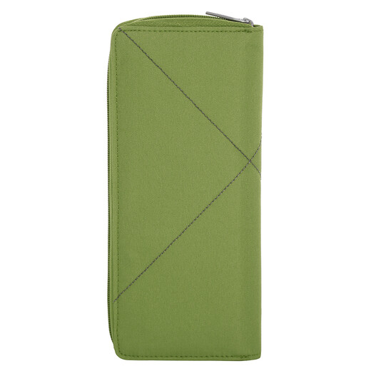 LeXON men and women's wallet long card bag clutch wallet V green