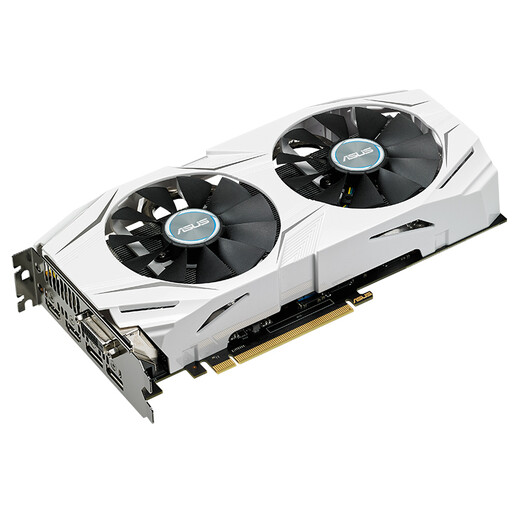ASUS (ASUS) Dual-Geforce GTX1060-O6G 1569-1809MHz GDDR5 Snow Leopard-Serie GTX1060 6G Graphics Card