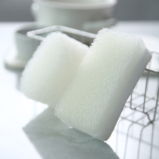 NetEase carefully selects double-sided three-layer ultra-thick wear-resistant pot-protecting dishwashing sponge, scouring pad, dishwashing brush, dishwashing artifact, powerful degreasing tool, double-sided usable, three packs