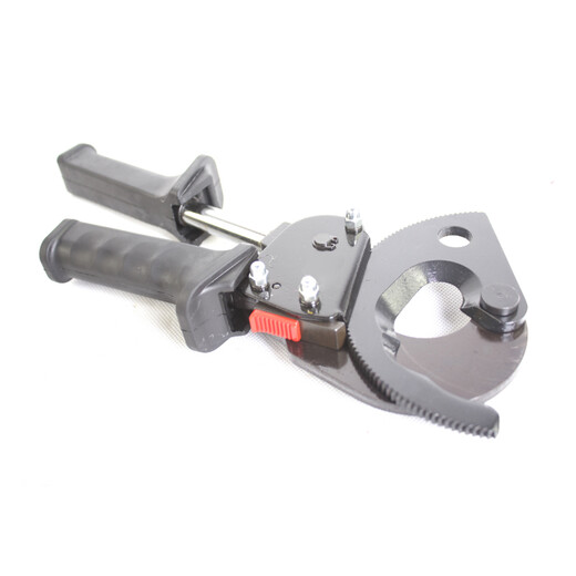 Manual gear scissors to cut 500mm cable, one-hand ratchet scissors with retractable handle, cable cutter