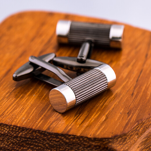 
KFLK men's shirt cufflinks French shirt button sleeve nails men's gifts two-color electroplated cuff button nails Cufflinks lettering custom gift box hardcover F856