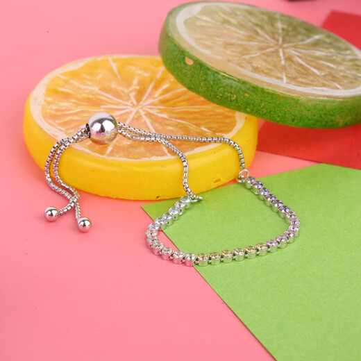 送女友 潘多拉（PANDORA）缤纷闪耀手链925银饰品590524PCZMX 2