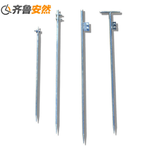 Qilu Anran thick ground wire grounding pin grounding pole power grounding T-shaped grounding rod grounding wire grounding pin grounding wire with pin lightning rod galvanized iron T-shaped grounding pin length 1.5 meters * diameter 1.6 cm (excluding wire) one size fits all