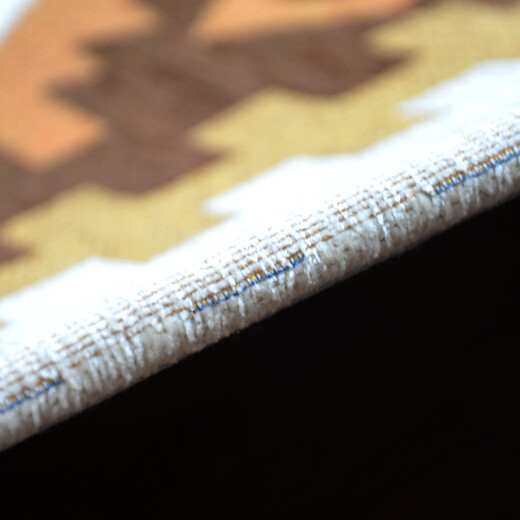 Zhonghong European pastoral chenille jacquard door mat entry entrance floor mat washable and machine washable wear-resistant blended woven computer chair mat foot mat non-slip floor mat entrance door 904 brown 60*90CM