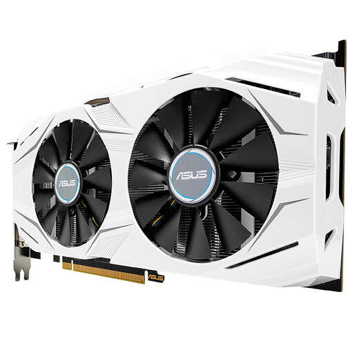 ASUS (ASUS) Dual-Geforce GTX1060-O6G 1569-1809MHz GDDR5 Snow Leopard-Serie GTX1060 6G Graphics Card