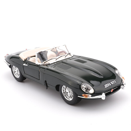 
Bimei Gao alloy car model Jaguar ETYPE classic car model 1:18 static simulation car model 12046 new convertible green