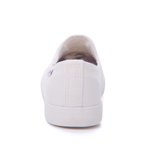 Feiyao (FEIYAO) canvas shoes for female students flat slip-on slip-ons fashionable casual white shoes for women L-237 original white 38