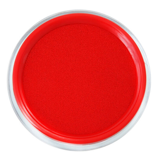 Deli (deli) Plataforma de secado instantáneo de secado rápido Sello de estampilla de goma redonda de impresión transparente Plataforma de impresión transparente rojo y azul Suministros de Oficina de Oficina de Aceite Financiero Rojo Modelo de secado rápido [Rojo]