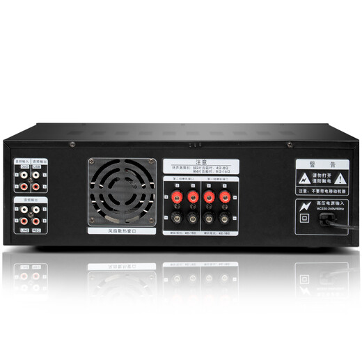 Xia Xin (Amoi) KTV Audio Set 6 Home Theater Set Amplifier Subwoofer Karaoke Card Pack Audio (Black)