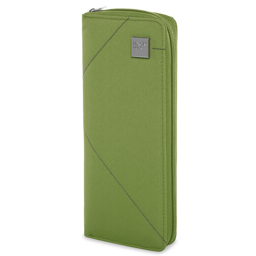 LeXON men and women's wallet long card bag clutch wallet V green
