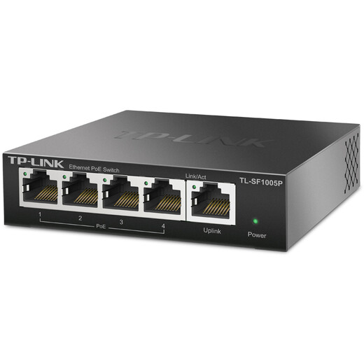 普联（TP-LINK） SF1005P 5口百兆4口POE非网管PoE交换机