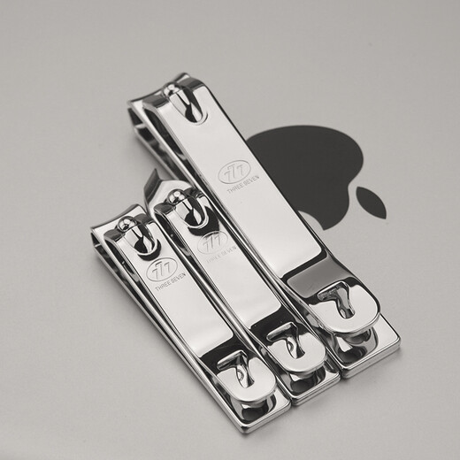 
777(THREE SEVEN) Korean 777 nail clipper single-fit household medium nail clipper adult portable large nail clipper original imported 671 medium silver (7-character handle)
