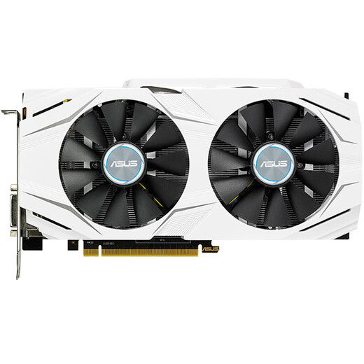 ASUS (ASUS) Dual-Geforce GTX1060-O6G 1569-1809MHz GDDR5 Snow Leopard-Serie GTX1060 6G Graphics Card