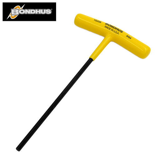 XMSJ Botton T-förmiger hexagonaler Schraubenschlüssel T-Handle Sechseckhardware-Werkzeug T-förmiger Schraubenschlüssel Hexagonal Edge Metrische Flachkopf 2,5 mm 152 mm (15254)