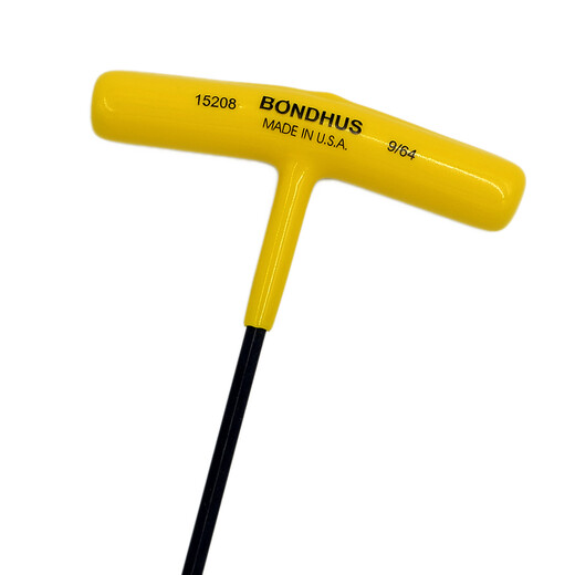 XMSJ Botton T-förmiger hexagonaler Schraubenschlüssel T-Handle Sechseckhardware-Werkzeug T-förmiger Schraubenschlüssel Hexagonal Edge Metrische Flachkopf 2,5 mm 152 mm (15254)