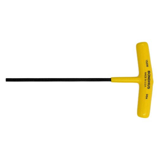 XMSJ Botton T-förmiger hexagonaler Schraubenschlüssel T-Handle Sechseckhardware-Werkzeug T-förmiger Schraubenschlüssel Hexagonal Edge Metrische Flachkopf 2,5 mm 152 mm (15254)