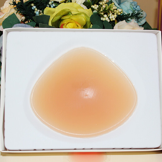 Angdie Prosthetic Breasts, Breast Pads, Postoperative Special Silicone Breast Triangle Underarm Compensation, Skin Color VDTR3 (165g)