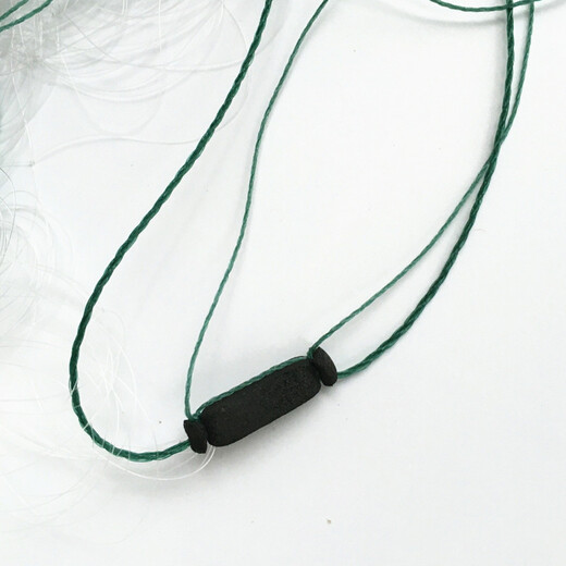 Huaiyu 1.5-3 meters strong wire mesh three-layer net fishing net fishing net sticky fishing net three-layer fishing net fish net 1.5 meters 3.5 fingers 100 meters white silk three-layer net