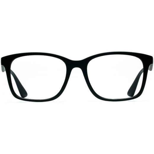 Ray-Ban glasses for men and women, casual square frame black acetate frame RB7059D-5196-55mm Ray-Ban glasses for men and women, casual square frame black acetate frame RB7059D-5196-55mm