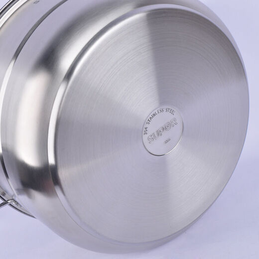 Supor large two-layer steamer 304 stainless steel large steamer multi-layer thickened large steamer gas induction cooker universal high arch cover steamer 2 layers 32cm