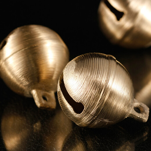 Mibei Meng retro crisp tiger head copper bell pet necklace cat puppy teddy big dog golden retriever collar anti-lost supplies 2CM diameter small tiger one size