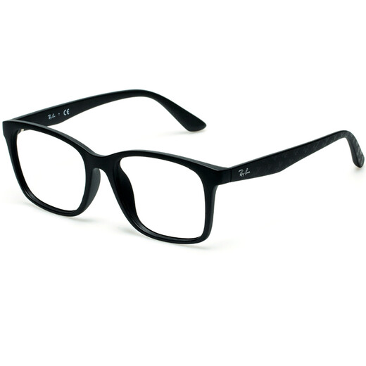 Ray-Ban glasses for men and women, casual square frame black acetate frame RB7059D-5196-55mm Ray-Ban glasses for men and women, casual square frame black acetate frame RB7059D-5196-55mm