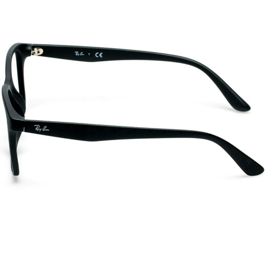 Ray-Ban glasses for men and women, casual square frame black acetate frame RB7059D-5196-55mm Ray-Ban glasses for men and women, casual square frame black acetate frame RB7059D-5196-55mm