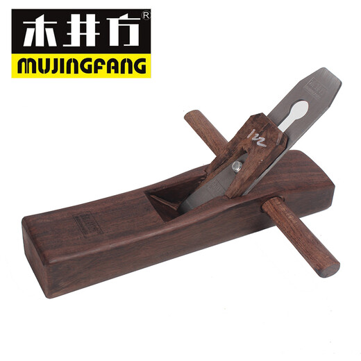 Mujing Fang Liaoguo ebony wood planer wood planer hand planer small light planer carpenter old-fashioned planing DIY tool (whole)-350mm-ebony