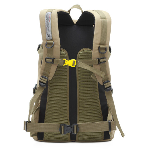 Likailang backpack 065 outdoor large capacity mountaineering bag men and women casual travel backpack 45L khaki