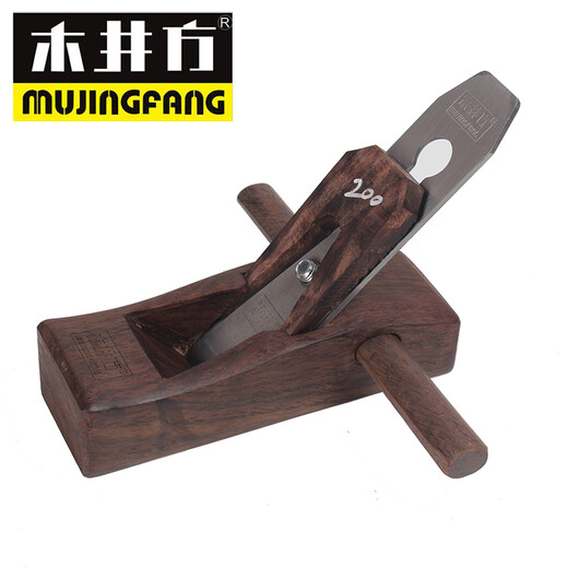 Mujing Fang Liaoguo ebony wood planer wood planer hand planer small light planer carpenter old-fashioned planing DIY tool (whole)-350mm-ebony