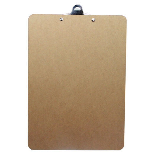 
Deli writing board clip A4/A5/C6 file report clip clamp cardboard writing board clip pad board 9227 earth brown [A4 wood texture] butterfly sieve hook