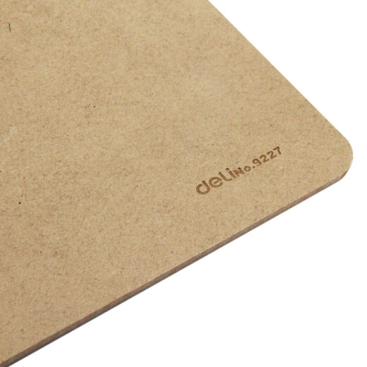 
Deli writing board clip A4/A5/C6 file report clip clamp cardboard writing board clip pad board 9227 earth brown [A4 wood texture] butterfly sieve hook