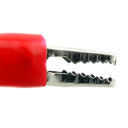 TaoTimeClub small alligator clip, sheath clip, power clip, test clip (available in large/medium/small sizes) 5 pieces, medium black