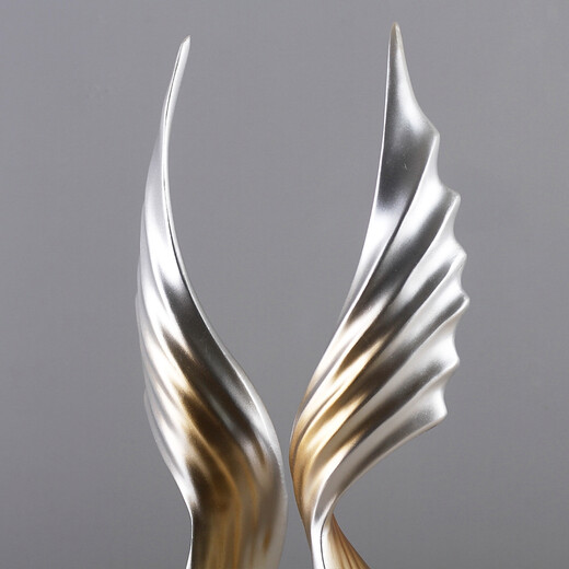 JisiMei Modern Simple Eagle Abstract Sculpture Ornament Creative Home Living Room TV Cabinet Office Decorative Crafts Spread Your Wings and Fly