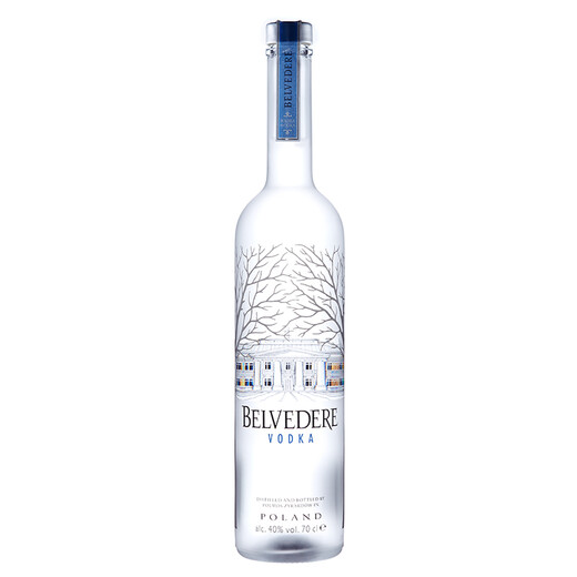 Schneebaumwodka (Belvedere Wodka) Fremdweinpolitur Wodka -Basis -Weinmischung 40 Grad 700 ml