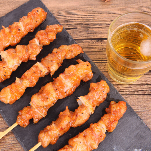 CP Zhengda Food (CP) Brocheta de hueso Ningxiang 400g Brocheta de hueso crujiente de pollo con carne de hueso Freidora de aire congelada