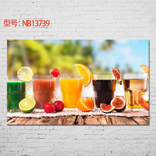
Panxudou fruit shop vegetable and fruit painting modern poster decoration painting fruit shop mural restaurant kitchen wall stickers NB13754(40*60)