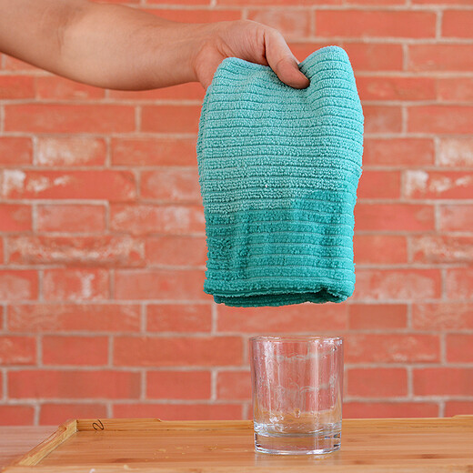 ANYONE Microfiber dishcloth, kitchen dishcloth, tablecloth, thickened, water-absorbent, large size, 4 pack