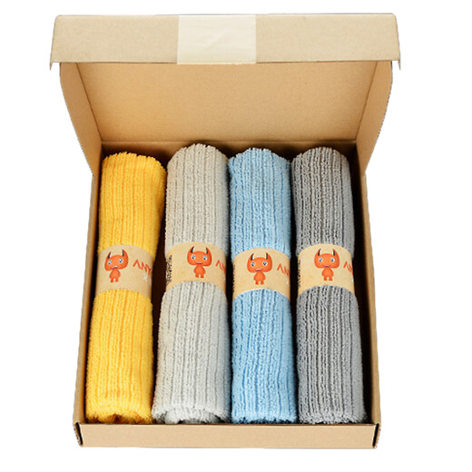 ANYONE Microfiber dishcloth, kitchen dishcloth, tablecloth, thickened, water-absorbent, large size, 4 pack
