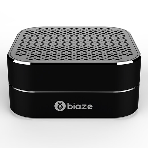 Biaze Y02 Wireless Card Bluetooth -Lautsprecher, Mini Small Audio und Small Steel Cannon, Bluetooth Version 4.2, unterstützt 3,5 -mm -Audioverbindung, Mobilfunk -Musikplayer, Schwarz