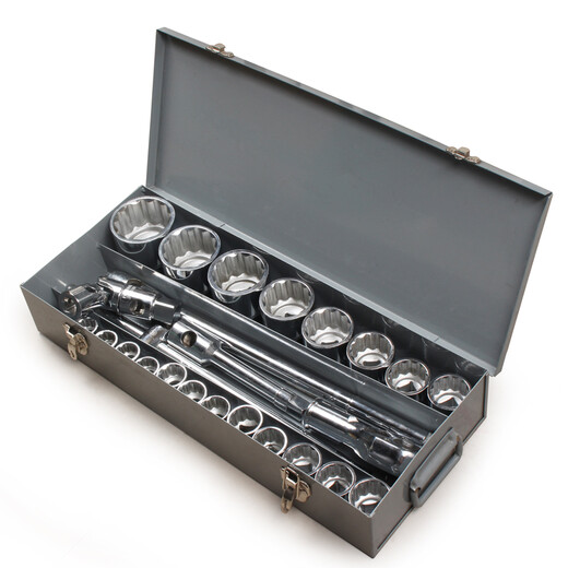 Fukuoka Tools heavy-duty socket set wrench combination machine repair heavy-duty tools 26PCS set FO9100-9100