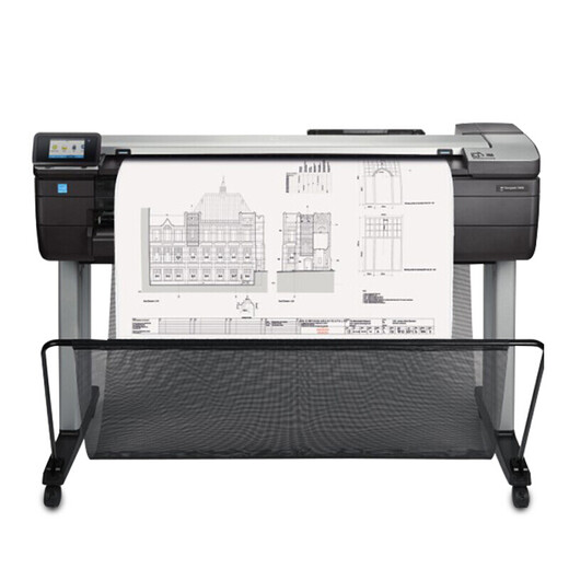 HP (HP) Plotter A1A0 t830 Large Format Photo Injection Machine Printer Engineering CAD and Line Blueprint Enterprise Network Professional T830 A0-36 inch Printing, Copying and Scanning Three Years of Service