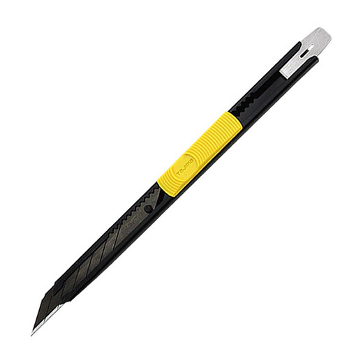 Tajima Small 9mm Width 30 Sharp Angle Utility Knife Push and Twist Automatic Locking 1101-0751