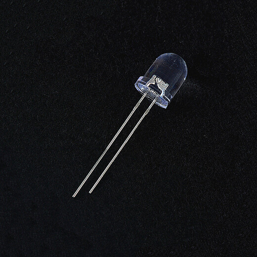 TaoTimeClub 8MM/F8 straw hat LED 0.5W LED light-emitting diode light-emitting tube lamp beads 8mm round head white light (10 pcs)