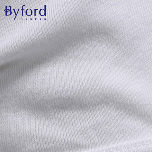 BYFORD (BYFORD) men's autumn clothes and autumn pants cotton counter knitted thermal underwear set long sleeve base men's red MW8826846 MW8826-top-black-thin M