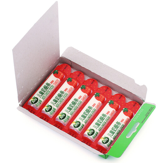 Ai Shih (Arla) Children's Remade Cheese Strips Strawberry Flavor 108g (18g*6) Imported by Denmark