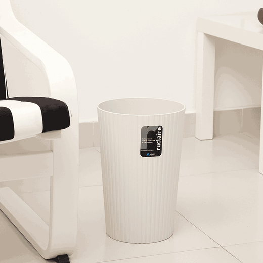 Asvel Japaner Asvel Wohnzimmer Müll kann moderne leichte Luxus -Heimschlafzimmerküche kreative einfache Größe Unbedeckter Korb 6218 Brown 6l