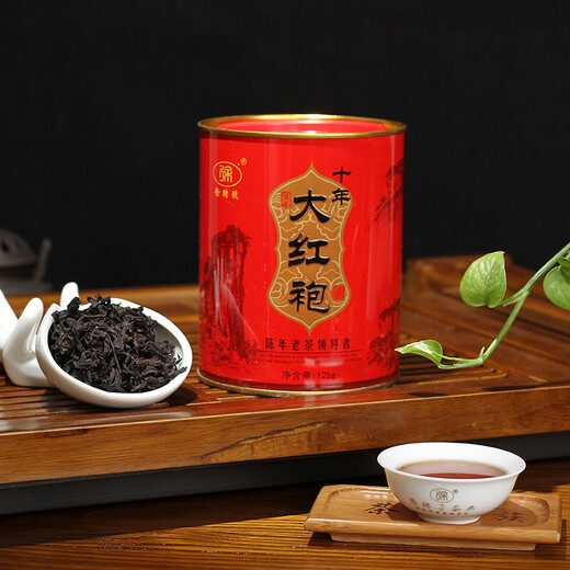 Xu Pin Nr. Dahongpao Tee Xu Pin Nr. 10 Jahre Dahongpao Carbon gerösteter Rock Tee Mellogen Oolong Tee Single Can 125g